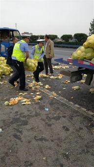 交警查车吃瓜,吃瓜群众围观一幕